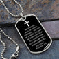 Joshua 1:9 Dog Tag Necklace