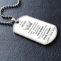 Gift For Mom | Fix Your Crown Dog Tag Necklace From Son