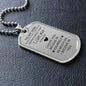 Forget Dog Tag Necklace