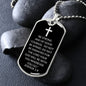 Joshua 1:9 Dog Tag Necklace