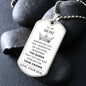 Gift For Mom | Fix Your Crown Dog Tag Necklace From Son