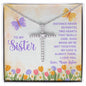 Gift For Sister | Cross Necklace
