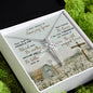 Gift For Her | CZ Cross Necklace - Amazing Grace