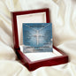 Gift For Granddaughter | CZ Cross Necklace - Beautiful Chapter From Grandma
