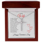 Gift For Wife | CZ Cross Necklace - Life Changed