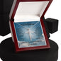 Gift For Granddaughter | CZ Cross Necklace - Beautiful Chapter From Grandma