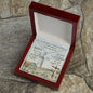 Gift For Her | CZ Cross Necklace - Amazing Grace