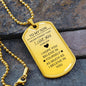 Forget Dog Tag Necklace