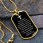Joshua 1:9 Dog Tag Necklace