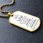 Gift For Mom | Fix Your Crown Dog Tag Necklace From Son