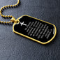 Joshua 1:9 Dog Tag Necklace