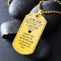 Forget Dog Tag Necklace