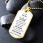 Gift For Mom | Fix Your Crown Dog Tag Necklace From Son