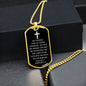 Joshua 1:9 Dog Tag Necklace