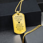 Forget Dog Tag Necklace