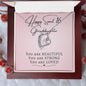 Gift For Granddaughter | Forever Love Necklace - Happy Sweet 16