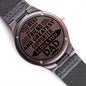 Gift For Dad | Engraved Wooden Watch - Greatest Supporter