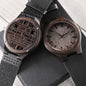 Gift For Son | Engraved Wooden Watch - Learn From Everything From Mom