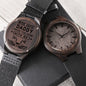 Gift For Dad | Engraved Wooden Watch - Ride Safe