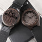 Gift For Soulmate | Engraved Wooden Watch - To My King