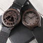 Gift For Dad | My Hero Engraved Wooden Watch