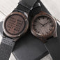Gift For Him | Engraved Wooden Watch - Don't Look Back