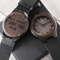 Gift For Him | Engraved Wooden Watch - Every Second