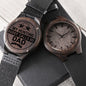 Gift For Dad | Engraved Wooden Watch - Hunting Buddy