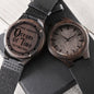Gift For Him | Engraved Wooden Watch - Oceans Of Time