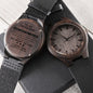 Gift For Husband | Engraved Wooden Watch - Give Heart To You