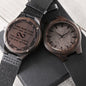 Gift For Him | Engraved Wooden Watch - End Of Time