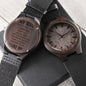 Gift For My Man | Engraved Wooden Watch - I Love You