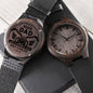 Gift For Dad | Engraved Wooden Watch - Biker Dad