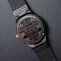 Gift For Dad | Engraved Wooden Watch - Greatest Supporter