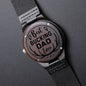 Gift For Dad | Engraved Wooden Watch - Best Bucking Dad