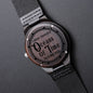 Gift For Him | Engraved Wooden Watch - Oceans Of Time