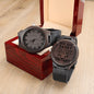 Gift For Dad | Engraved Wooden Watch - Ride Safe