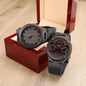 Gift For Dad | Engraved Wooden Watch - Biker Dad