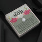 Gift For Bonus Mom | Heart Makes Us Family Eternal Hope Necklace