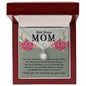 Gift For Bonus Mom | Heart Makes Us Family Eternal Hope Necklace