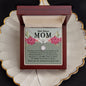 Gift For Bonus Mom | Heart Makes Us Family Eternal Hope Necklace