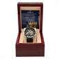Gift For Husband | Men's Openwork Watch - King Crown