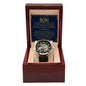 Braver Stronger Smarter Loved Openwork Watch