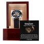 Gift For Step Son | Stand Tall Lion Men's Openwork Watch