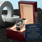 Braver Stronger Smarter Loved Openwork Watch