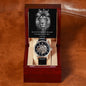Gift For Dad | Lion Head Men's Openwork Watch