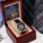 Gift For Husband | Men's Openwork Watch - King Crown