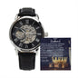Gift For Husband | Men's Openwork Watch - King Crown