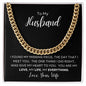 Cuban Link Chain - Missing Piece Black