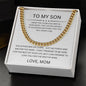 Gift For Son | Cuban Link Chain - Never Lose From Mom